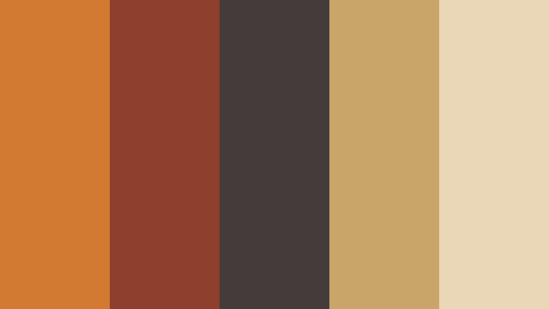 amber afterglow fall color palette color palette with hex codes