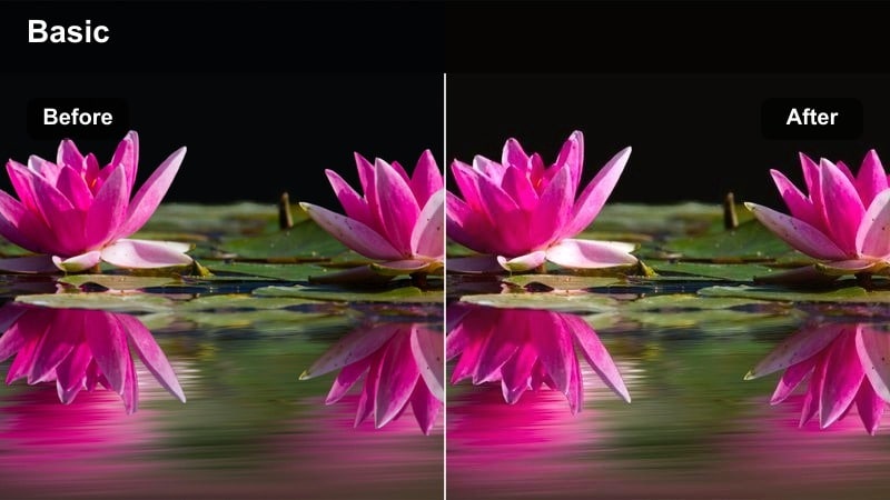 City street with warm amber highlights blending smoothly into cooler shadows.