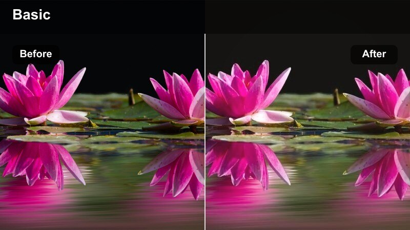 Evening city street with warm amber streetlights and soft shadows.