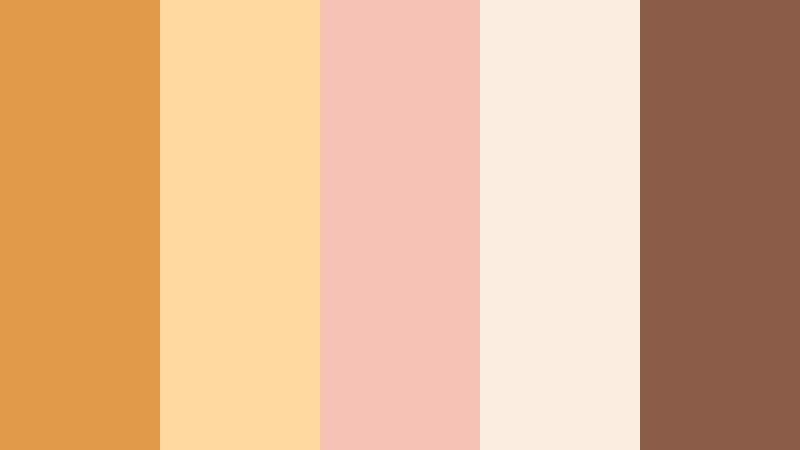 amber dawn embrace desert amber color palette with hex codes