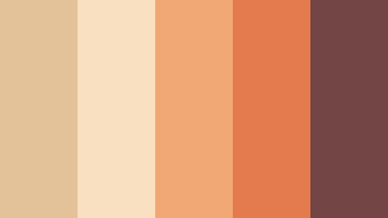 amber dune sunset coastal sand color palette with hex codes