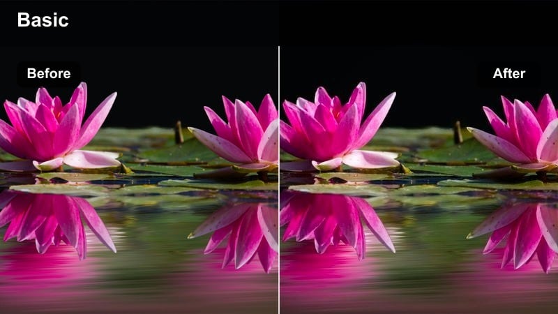 Amber-tinted cinematic look over a wide road stretching into a distant mountain horizon.