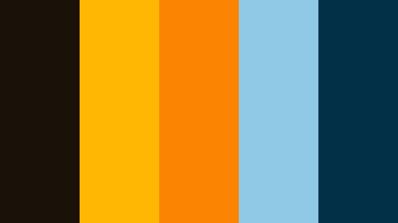 amber lens flare motion graphics color color palette with hex codes