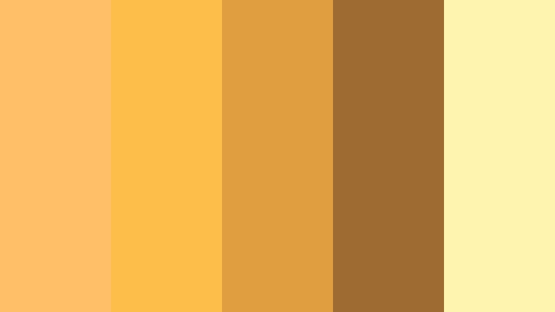 amber morning light sunrise color color palette with hex codes