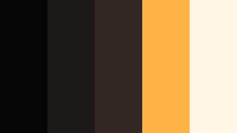 amber script spotlight moody frame black color palette with hex codes