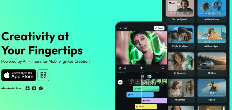 filmora mobile version