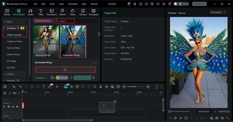 image to video angel wings inspiration