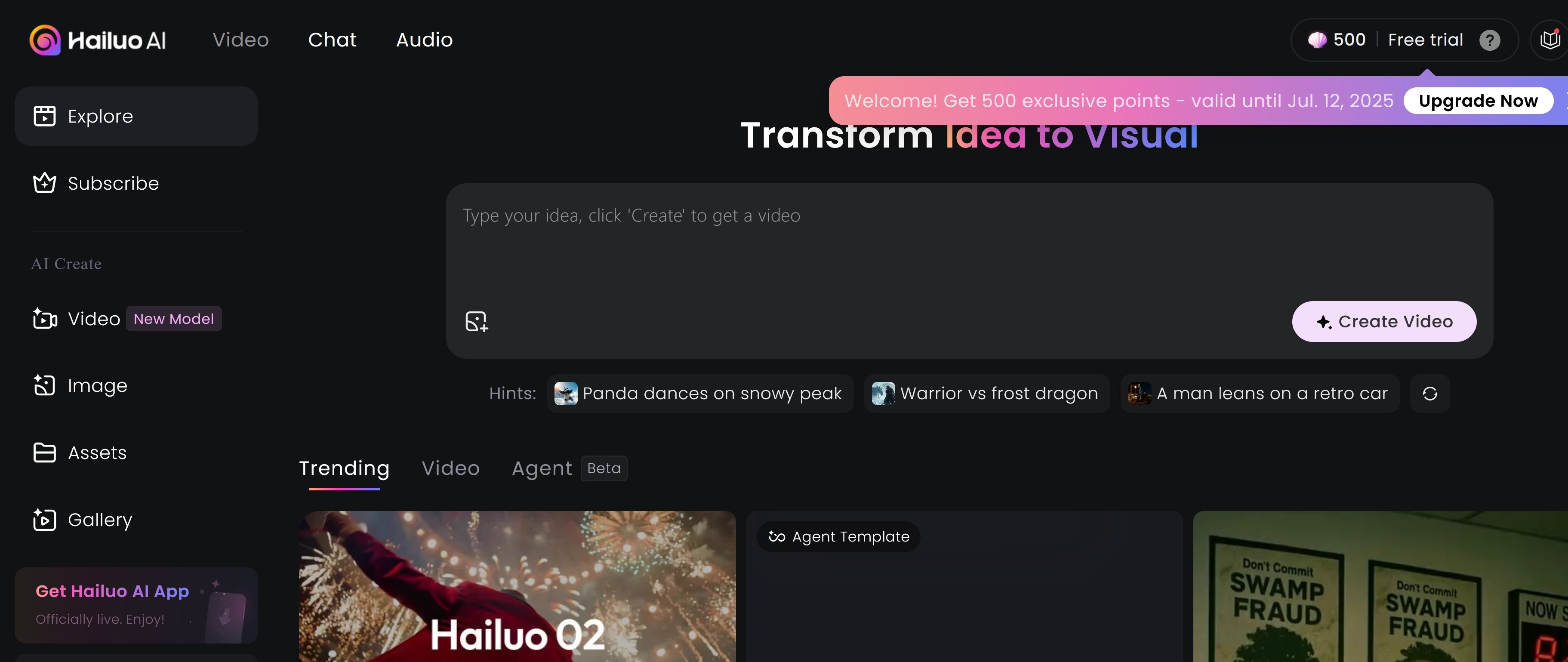 launch hailuo