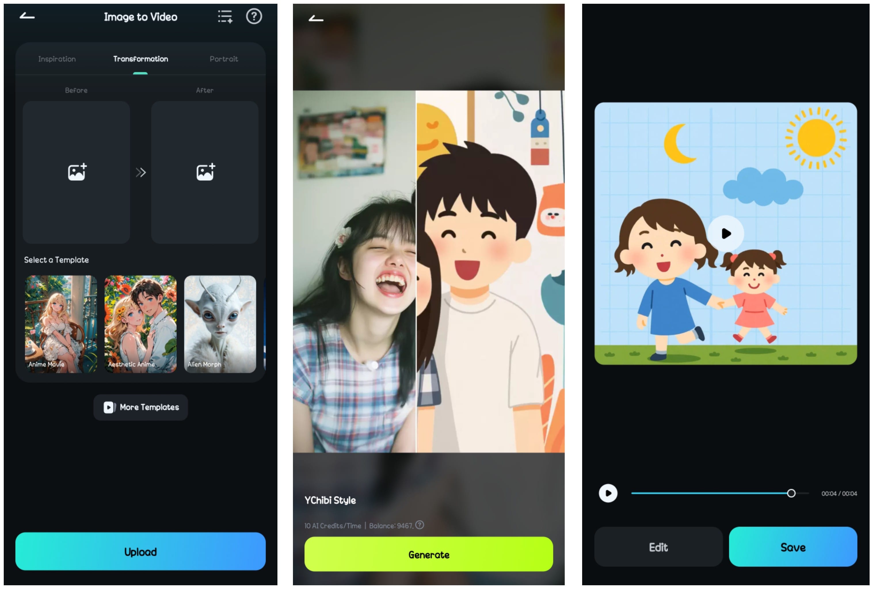 use video creation template