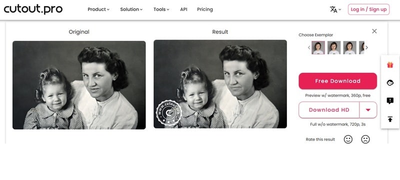 cutout pro animate family photo online