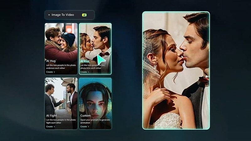 filmora ai image to video feature