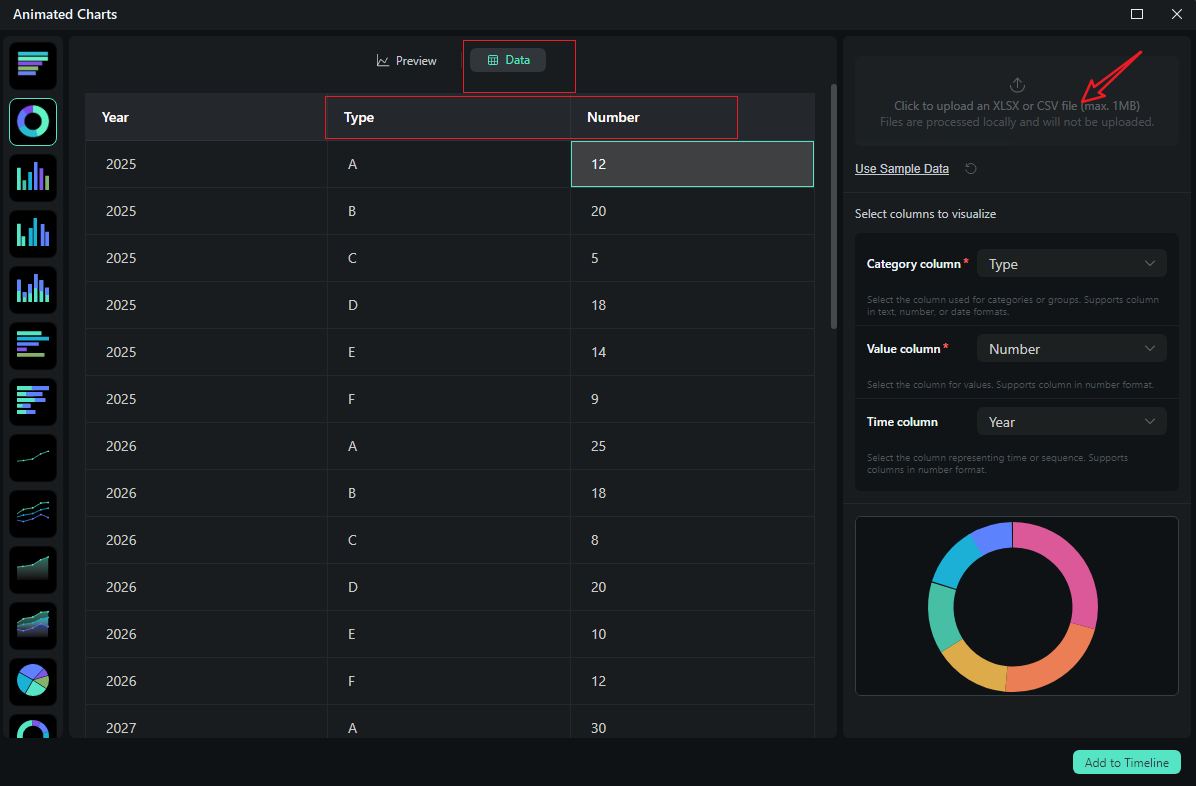 edit the source data