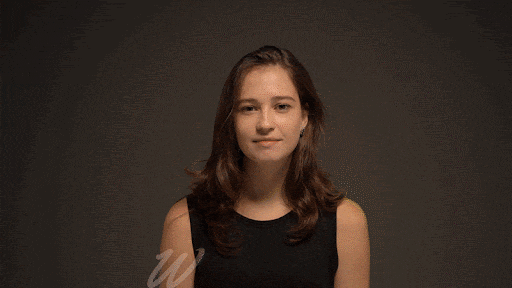 gif of a surprised lady