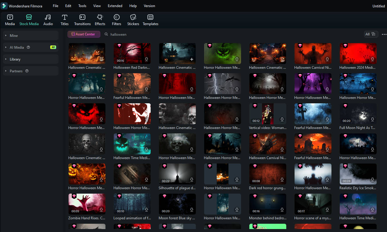 filmora halloween videos