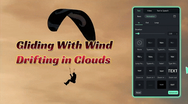 finding text animated gif maker