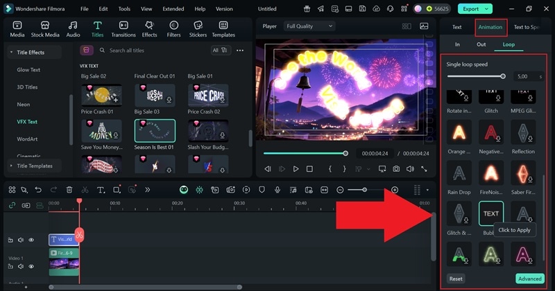 add more animation to text
