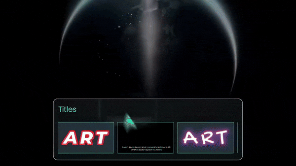 filmora text animated templates