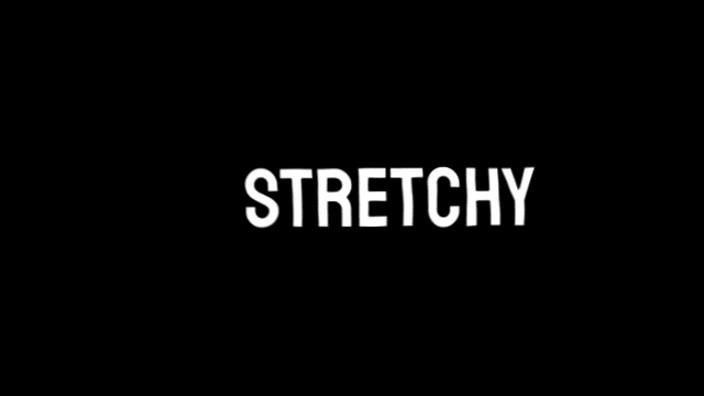 squish and stretch animated letters