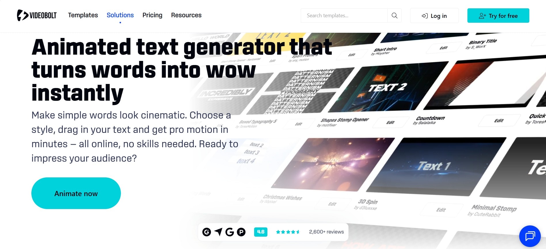 videobolt animated text maker