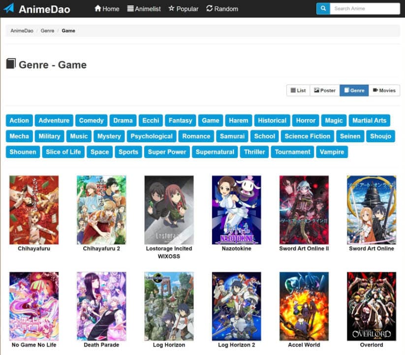 20 free anime websites