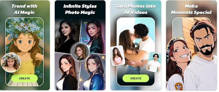 anime filter app AI morph