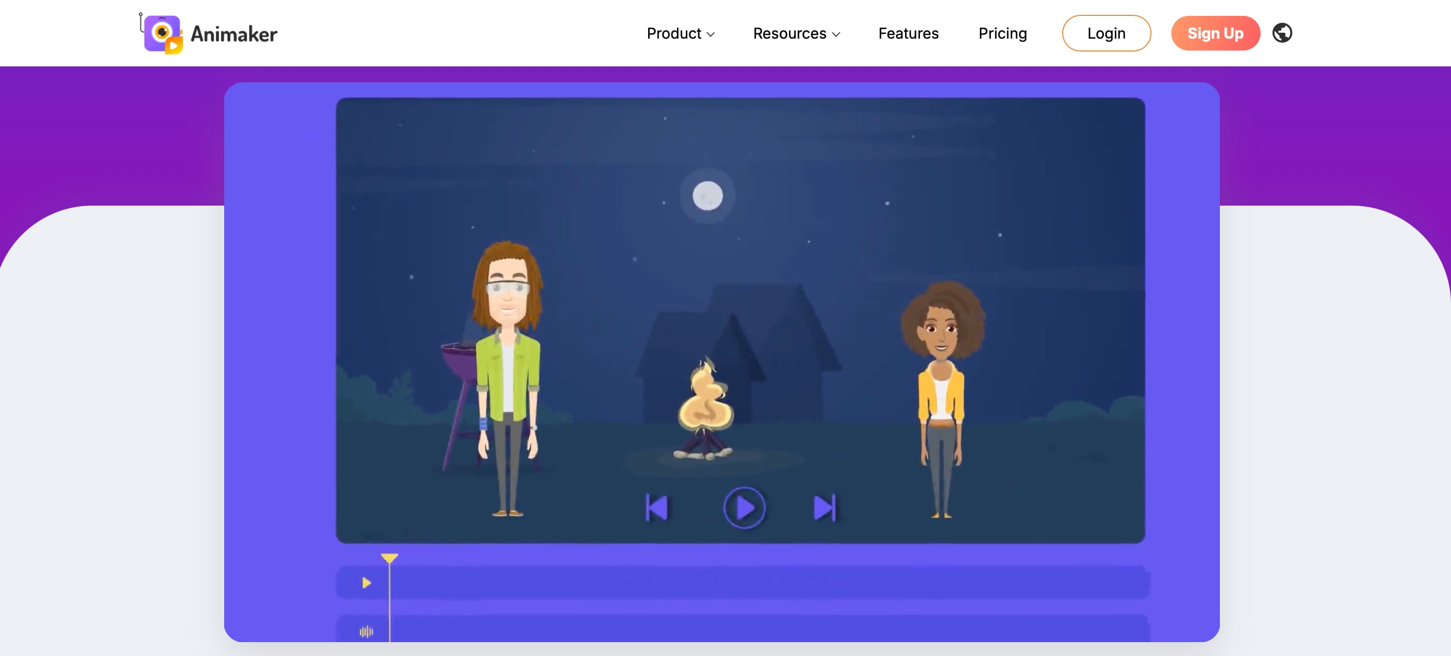 animaker anime music video maker