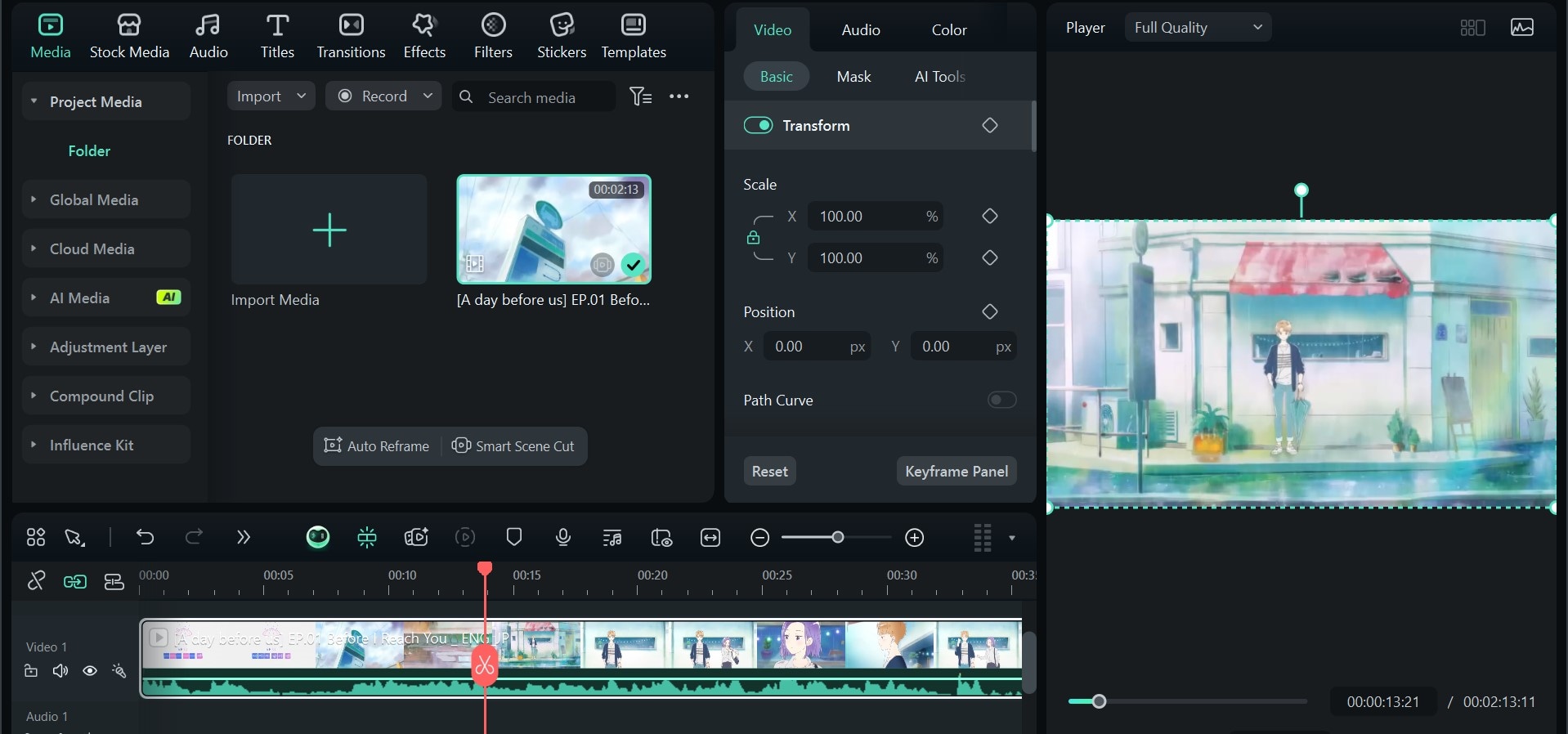 Filmora video translator