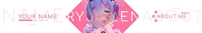 anime girl youtube banner