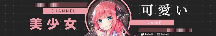 cute girl youtube banner