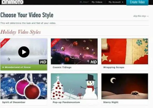 Animoto real estate video software