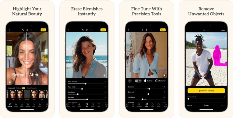 lensa ai smooth skin app
