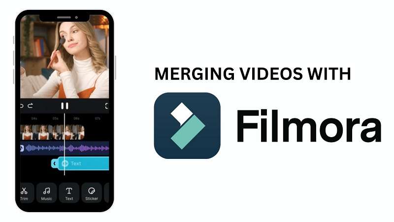 filmora app to merge videos