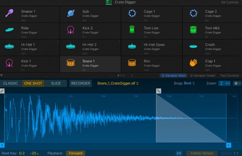 instruments in logic pro