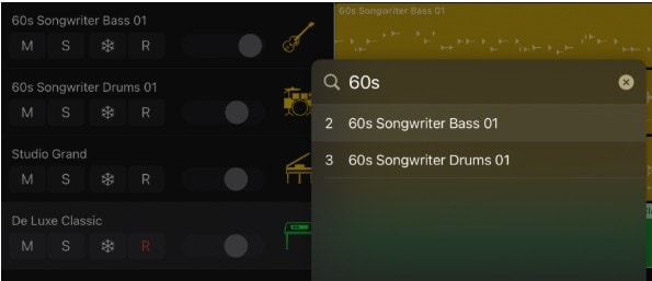 track search