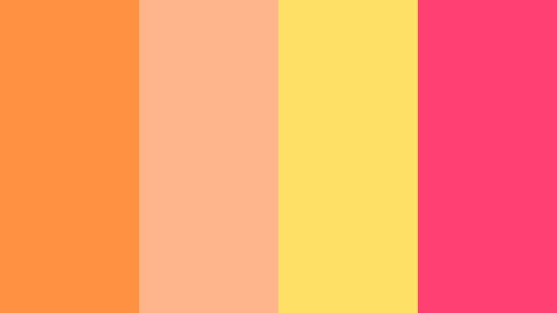 apricot festival lights sunset apricot color palette with hex codes