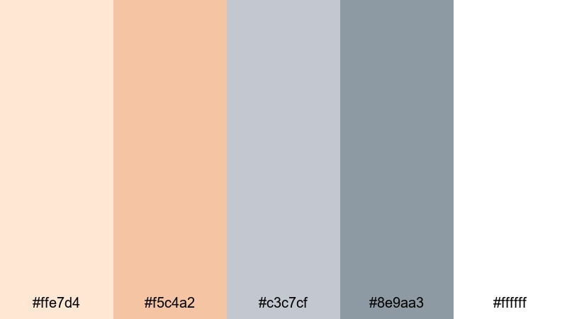 apricot glass workspace light apricot color palette with hex codes