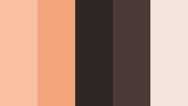 apricot noir luxe soft apricot color palette with hex codes