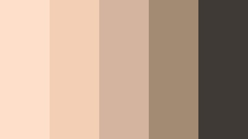 apricot stone minimalism apricot cream color palette with hex codes