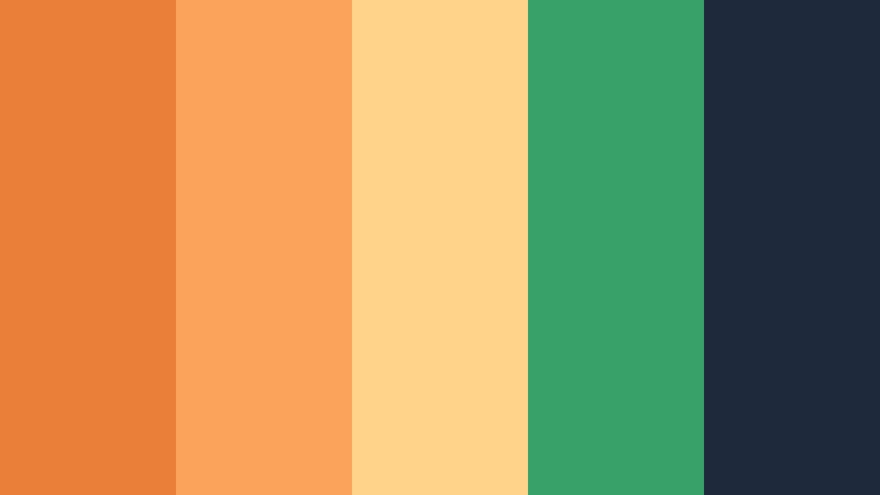 apricot street market burnt apricot color palette with hex codes
