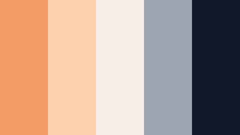 apricot studio loft burnt apricot color palette with hex codes