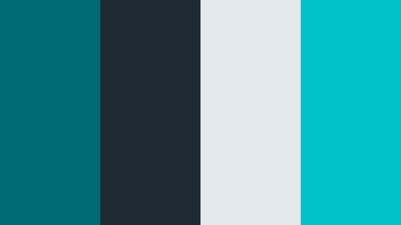 aqua grid interface deep lagoon color palette with hex codes