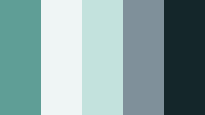 aqua grid interface dusty aqua color palette with hex codes