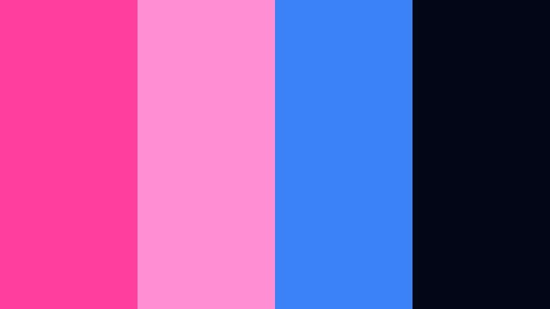 arcade dreamwave glow pink color palette with hex codes