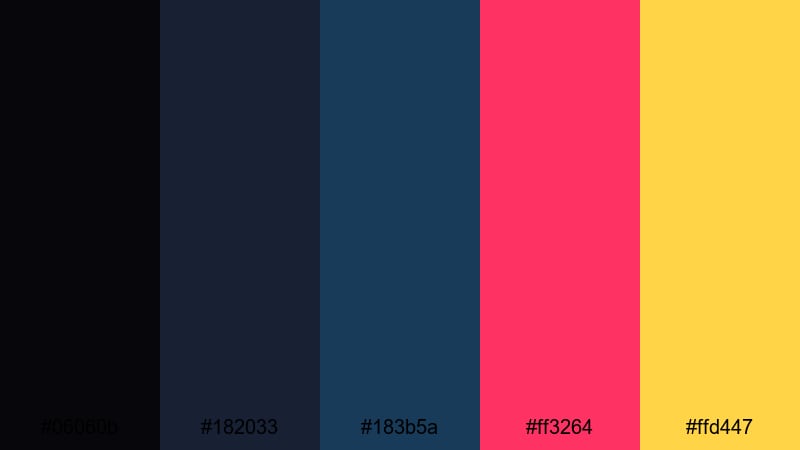 arcade haunt glitch haunted house color palette with hex codes