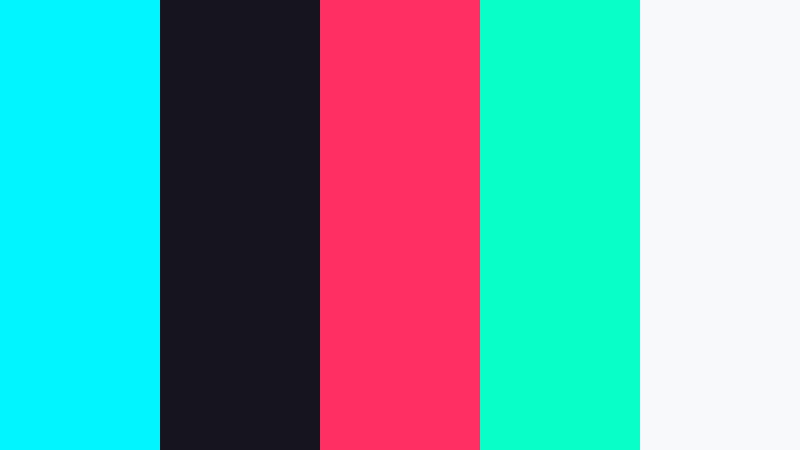 arcade night drive neon aqua color palette with hex codes