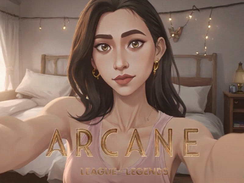 make arcane ai video