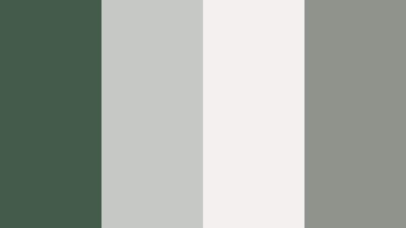 architect sketch sage dark sage green color palette with hex codes