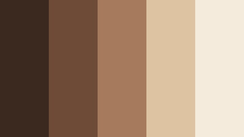 archive reel warmth filmic shadow brown color palette with hex codes
