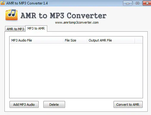  Convertitore gratuito da AMR a MP3