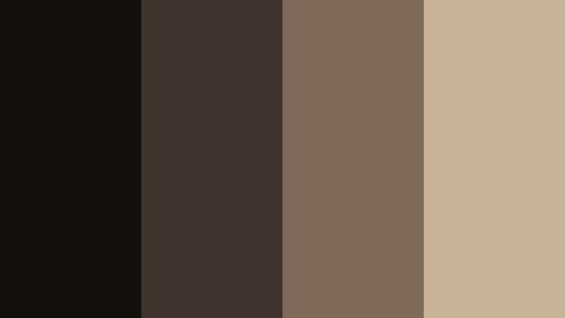 art house bronze minimal deep film bronze color palette with hex codes